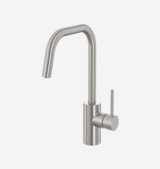 Aelmaren Kitchen Mixer Tap, Stainless Steel Colour